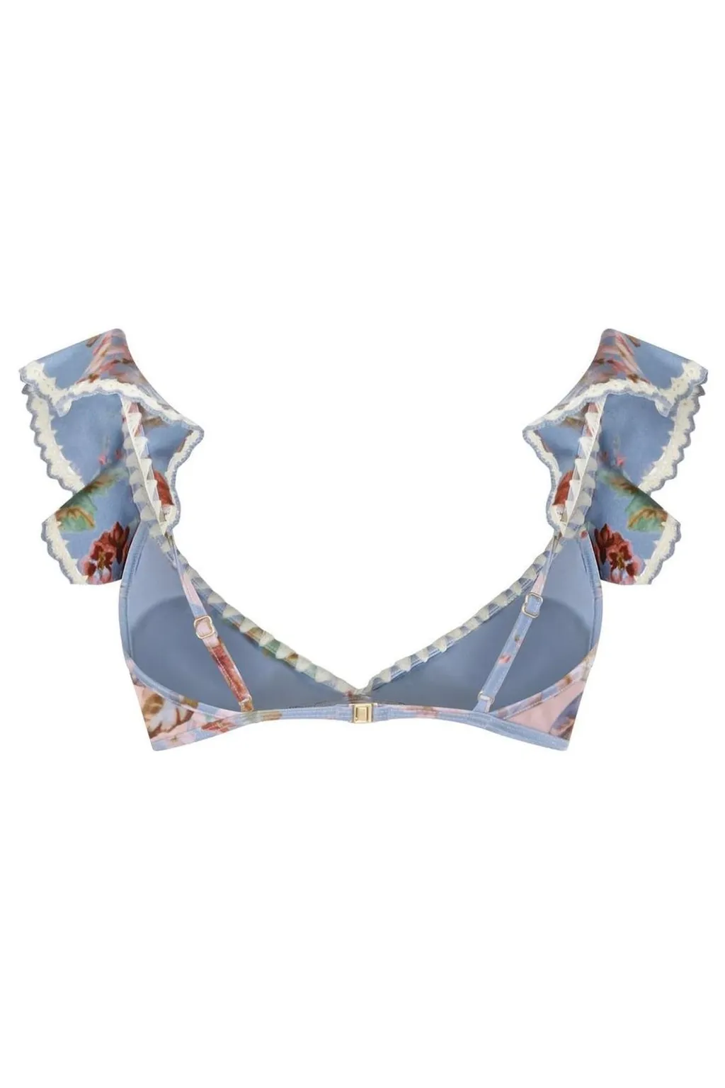 Ruffled Bikini Top