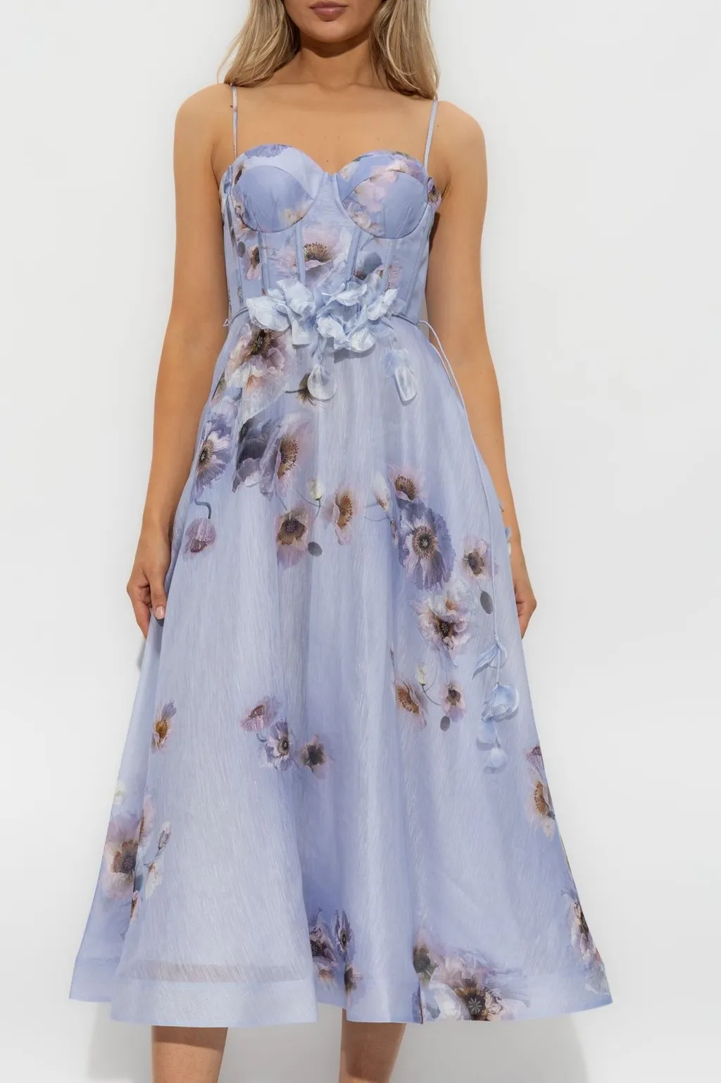 Floral Print Corset Dress