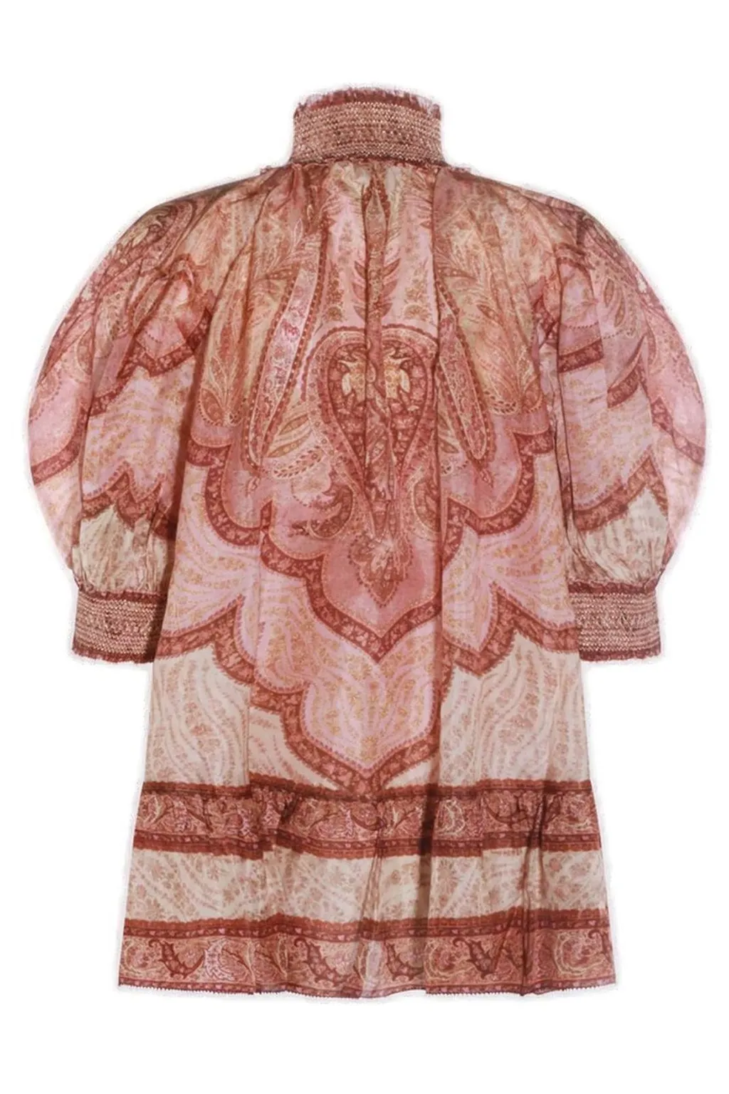 Paisley Print Mini Dress