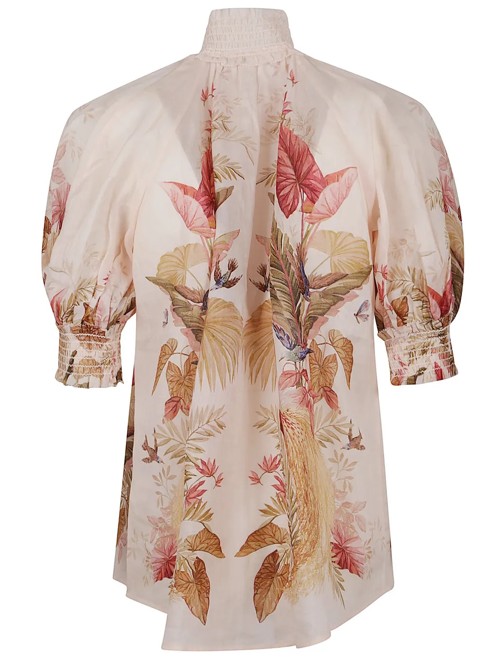 Printed Puff Sleeve Dress