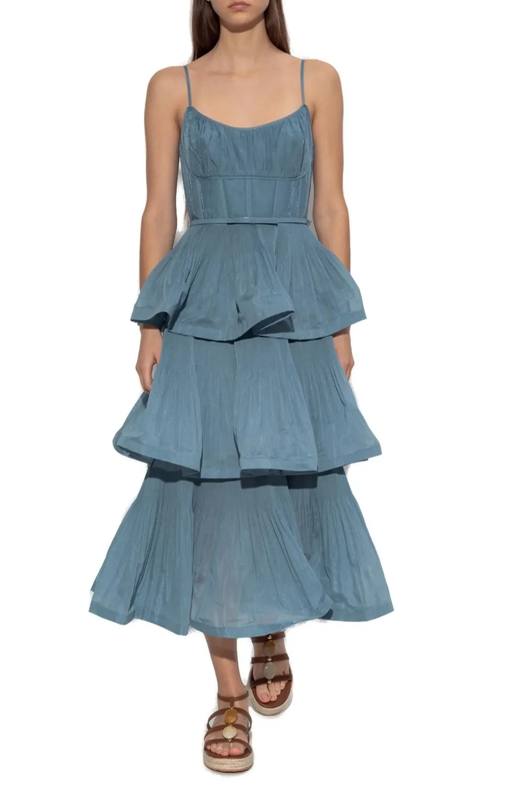 Tiered Midi Dress