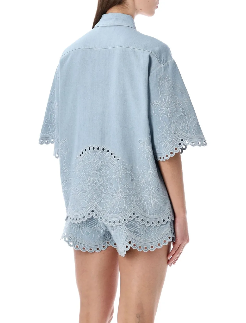 Embroidered Cotton Shirt