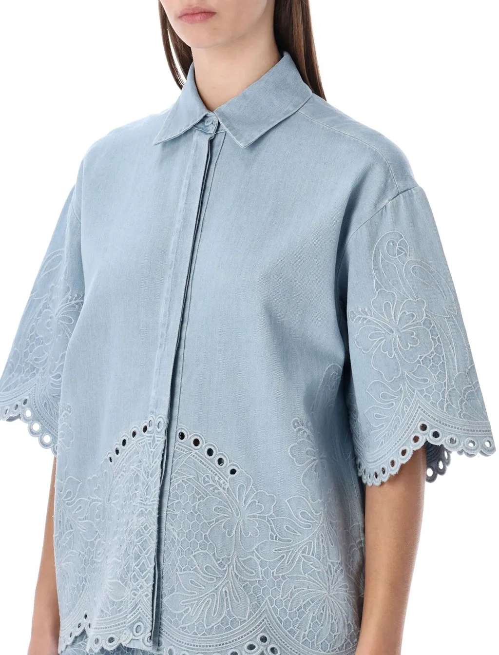 Embroidered Cotton Shirt