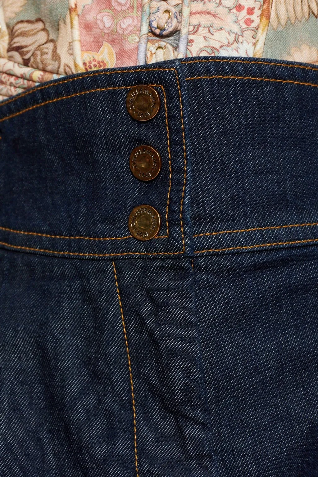 High-Waisted Wide-Leg Jeans