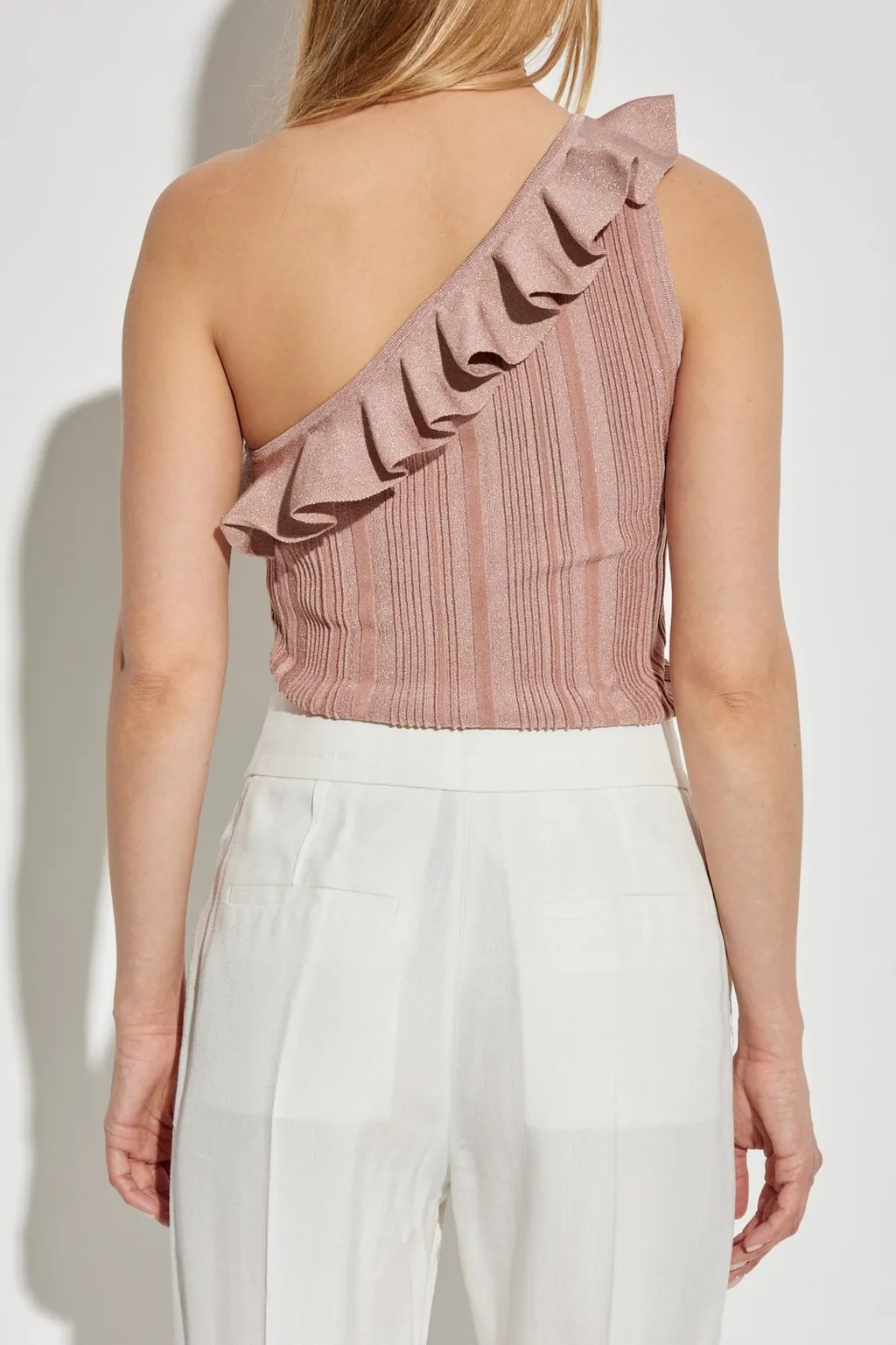 One-Shoulder Ruffle Top