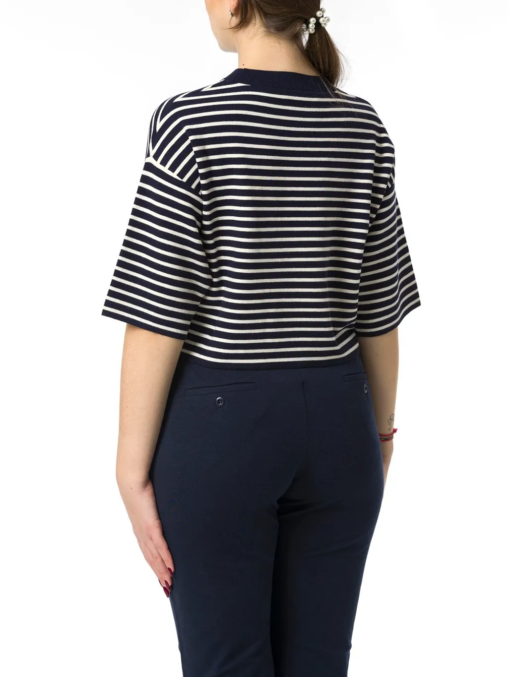 Striped Cropped T-Shirt