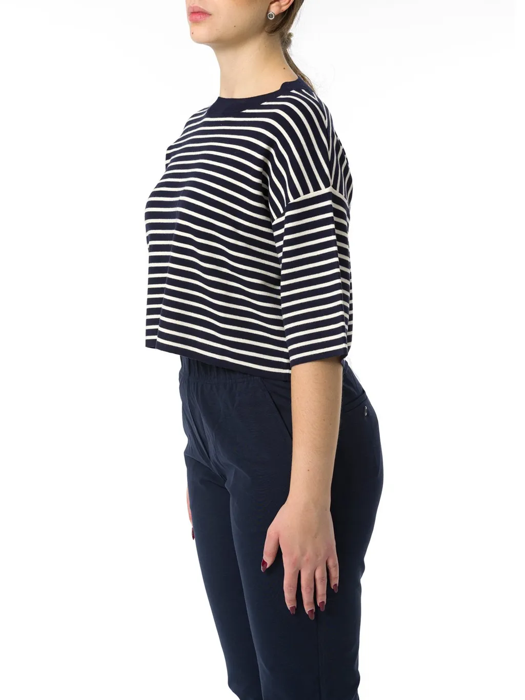 Striped Cropped T-Shirt