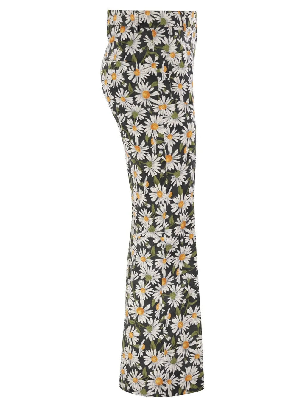 Daisy Print Straight Leg Trousers