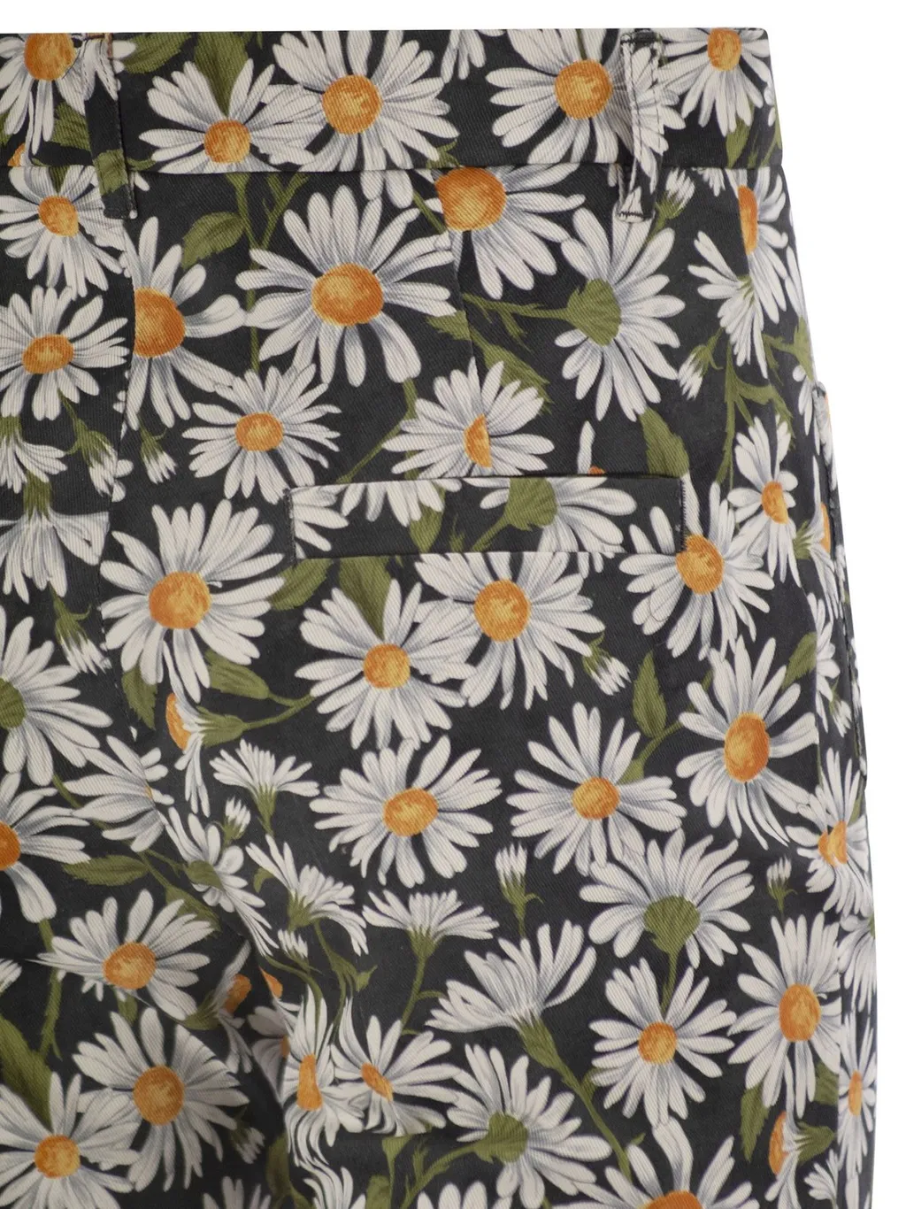 Daisy Print Straight Leg Trousers