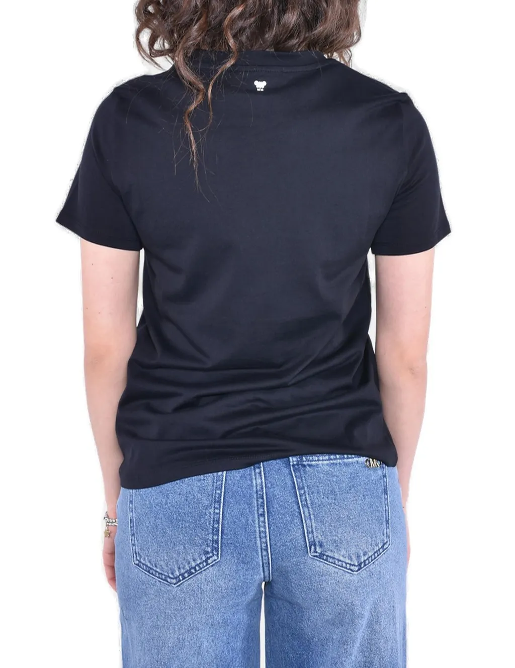 T-Shirt With Sequin Logo