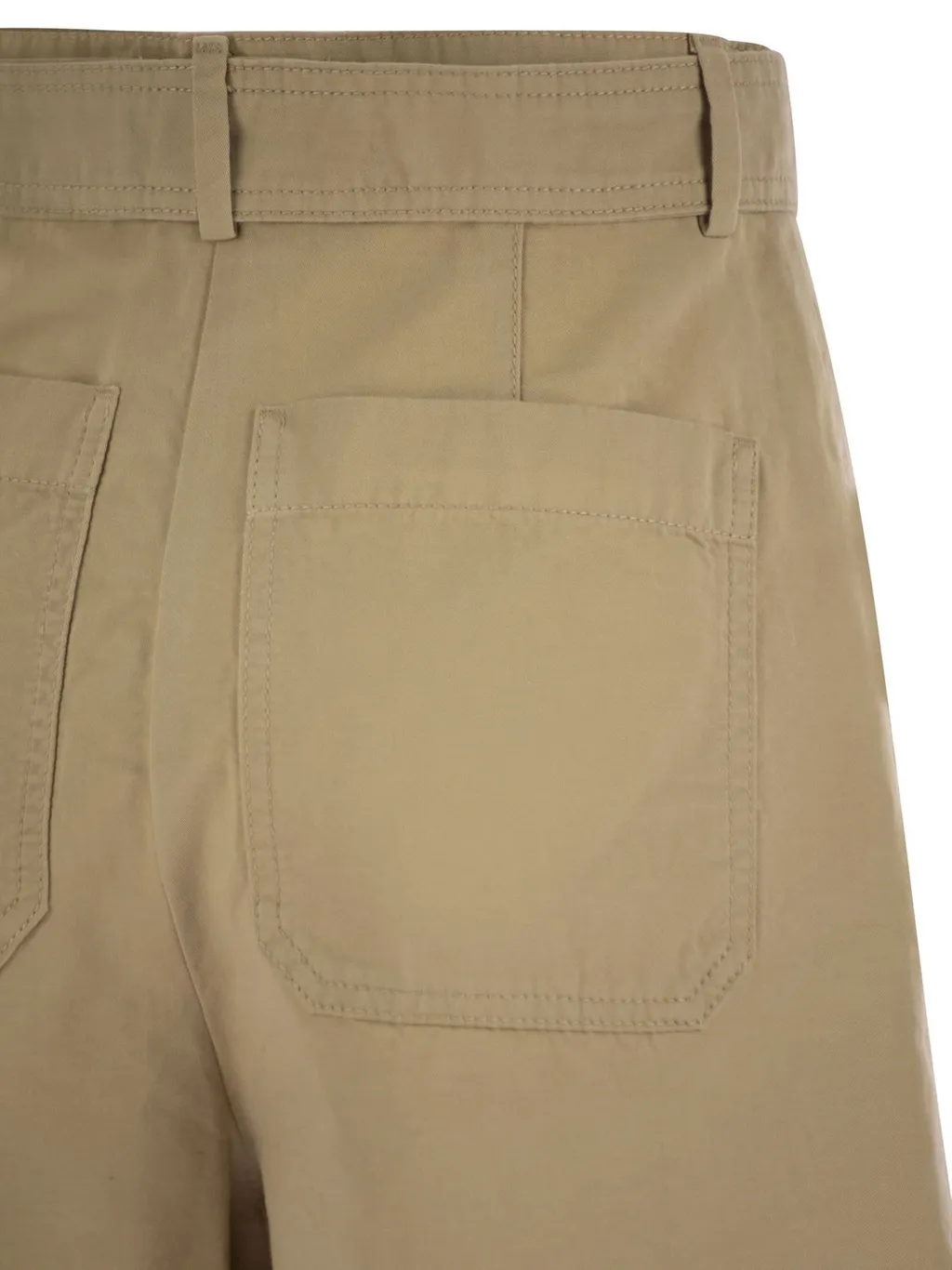 High-Waisted Shorts With Belt