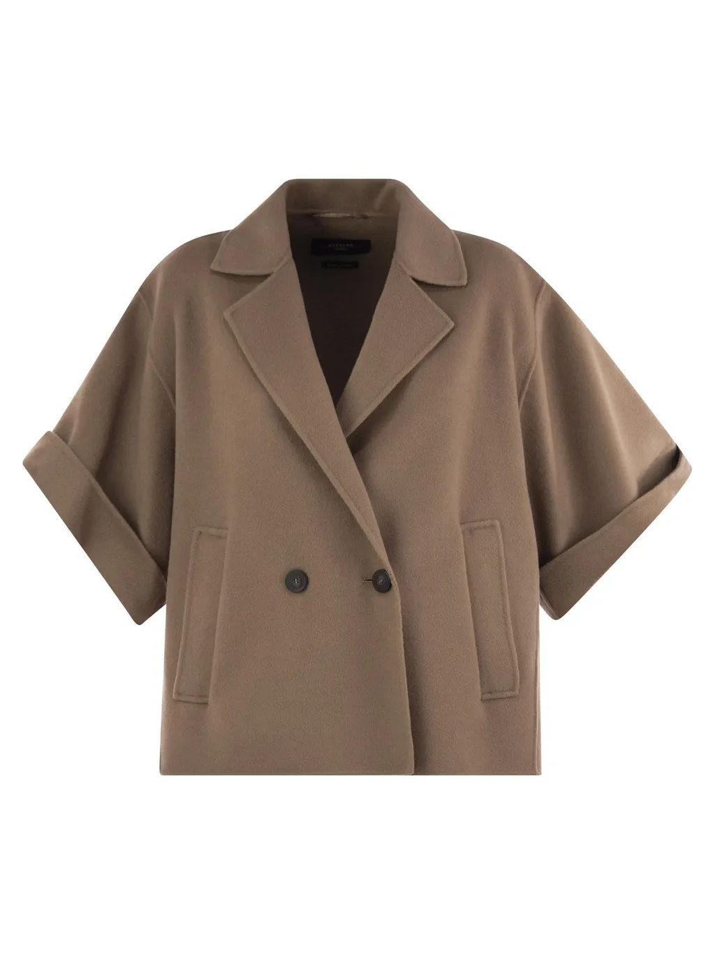 Cropped Double-Breasted Jacket