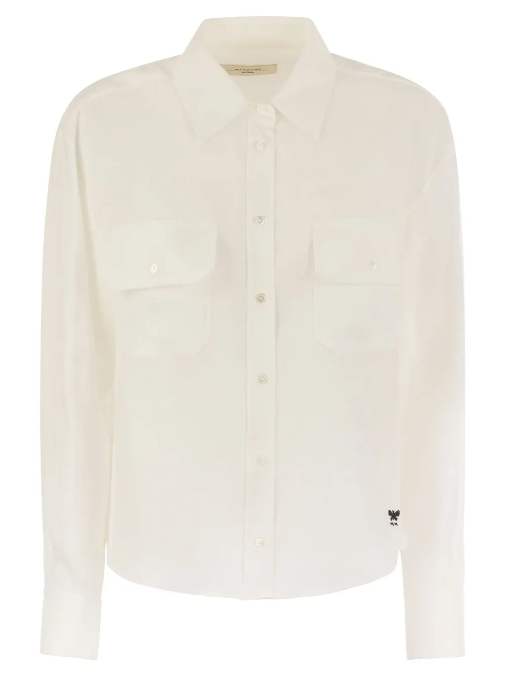 Cotton Shirt With Double Pocket