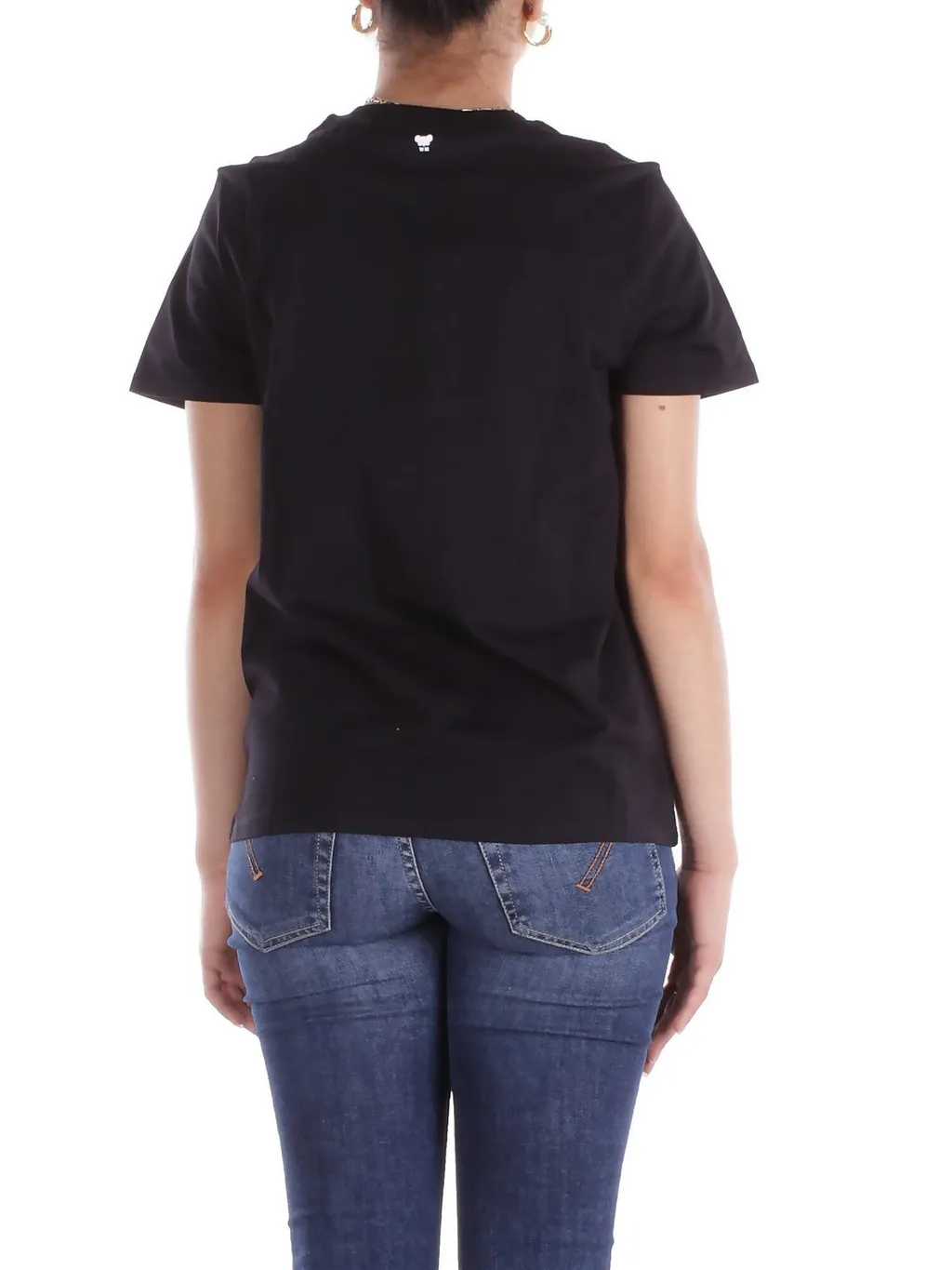 T-Shirt With Sequin Logo