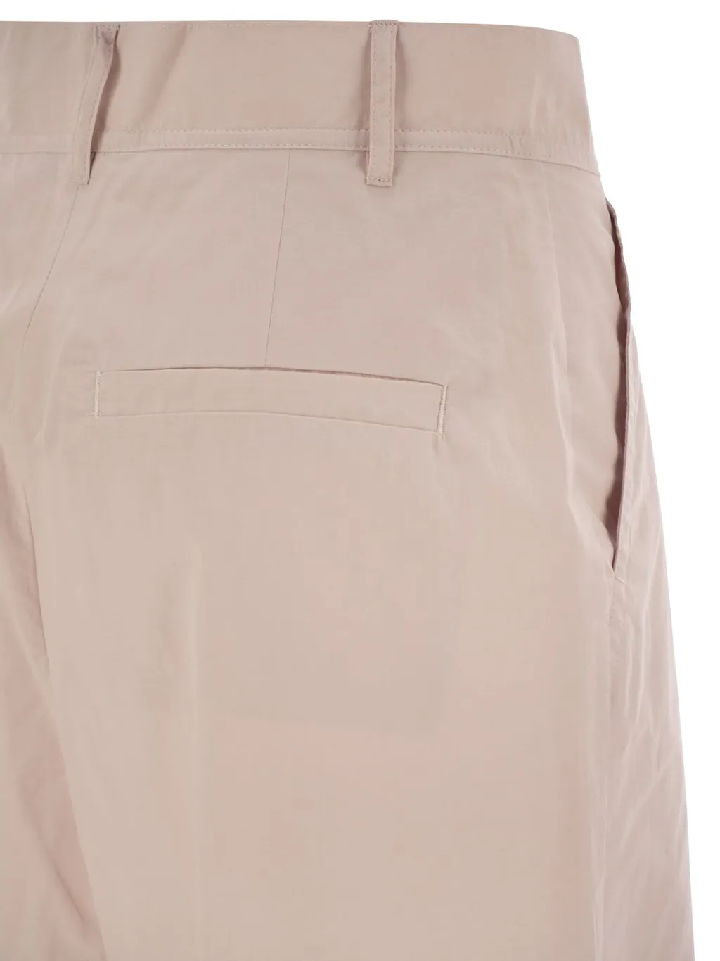 Wide-Leg Pleated Trousers