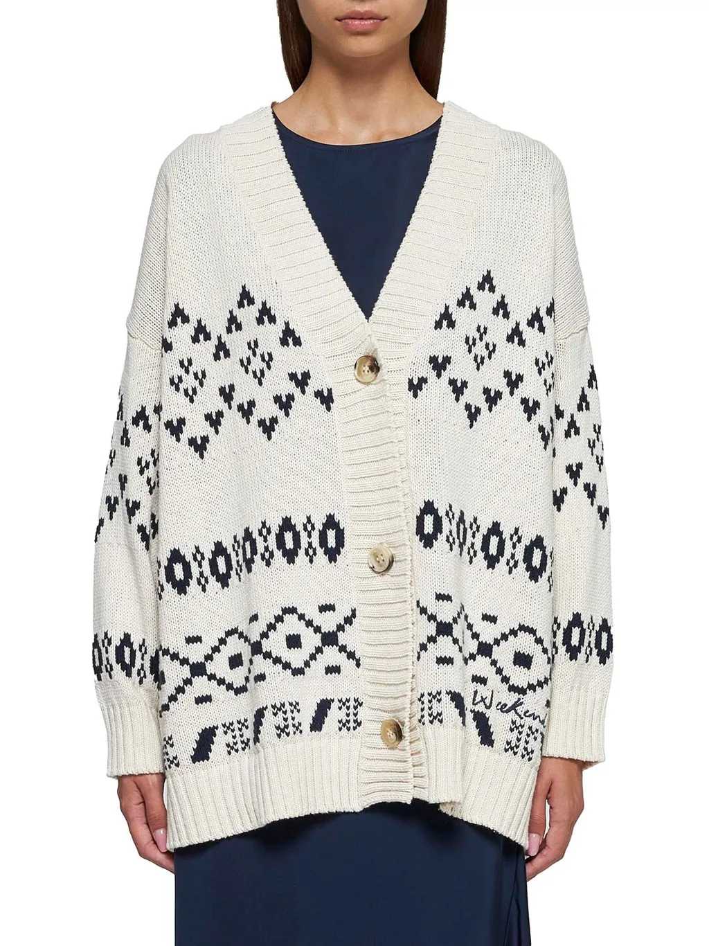 Fair Isle Knit Cardigan