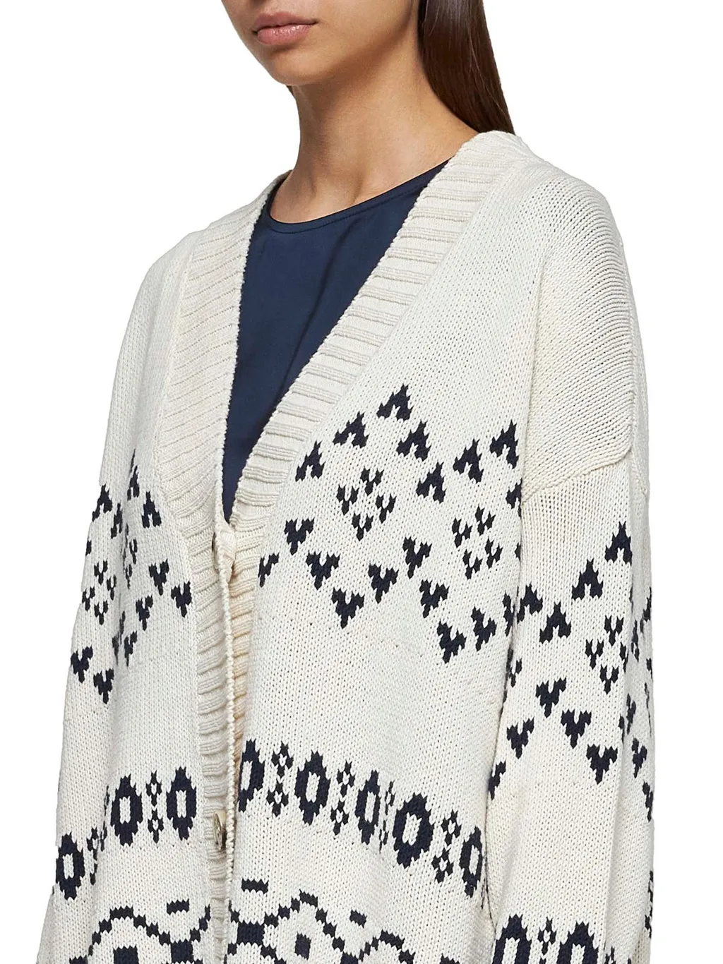 Fair Isle Knit Cardigan