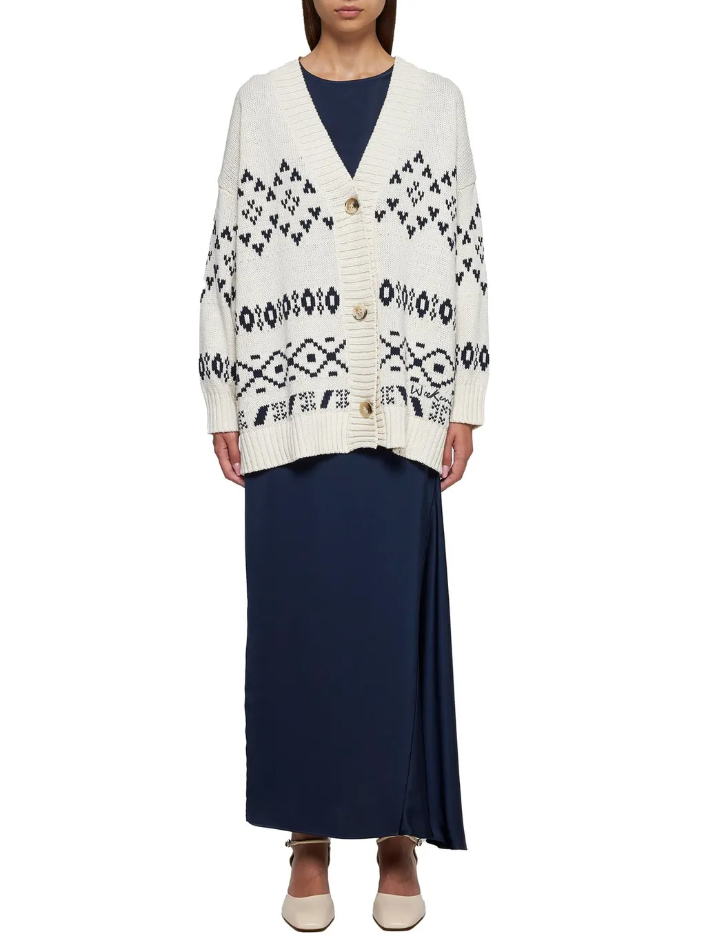 Fair Isle Knit Cardigan