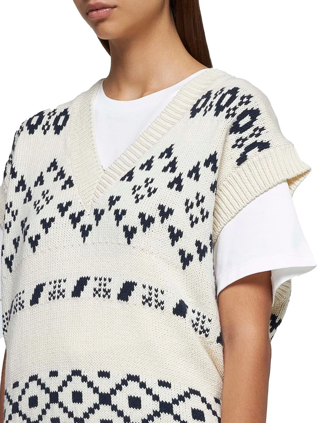Fair Isle Knit Vest