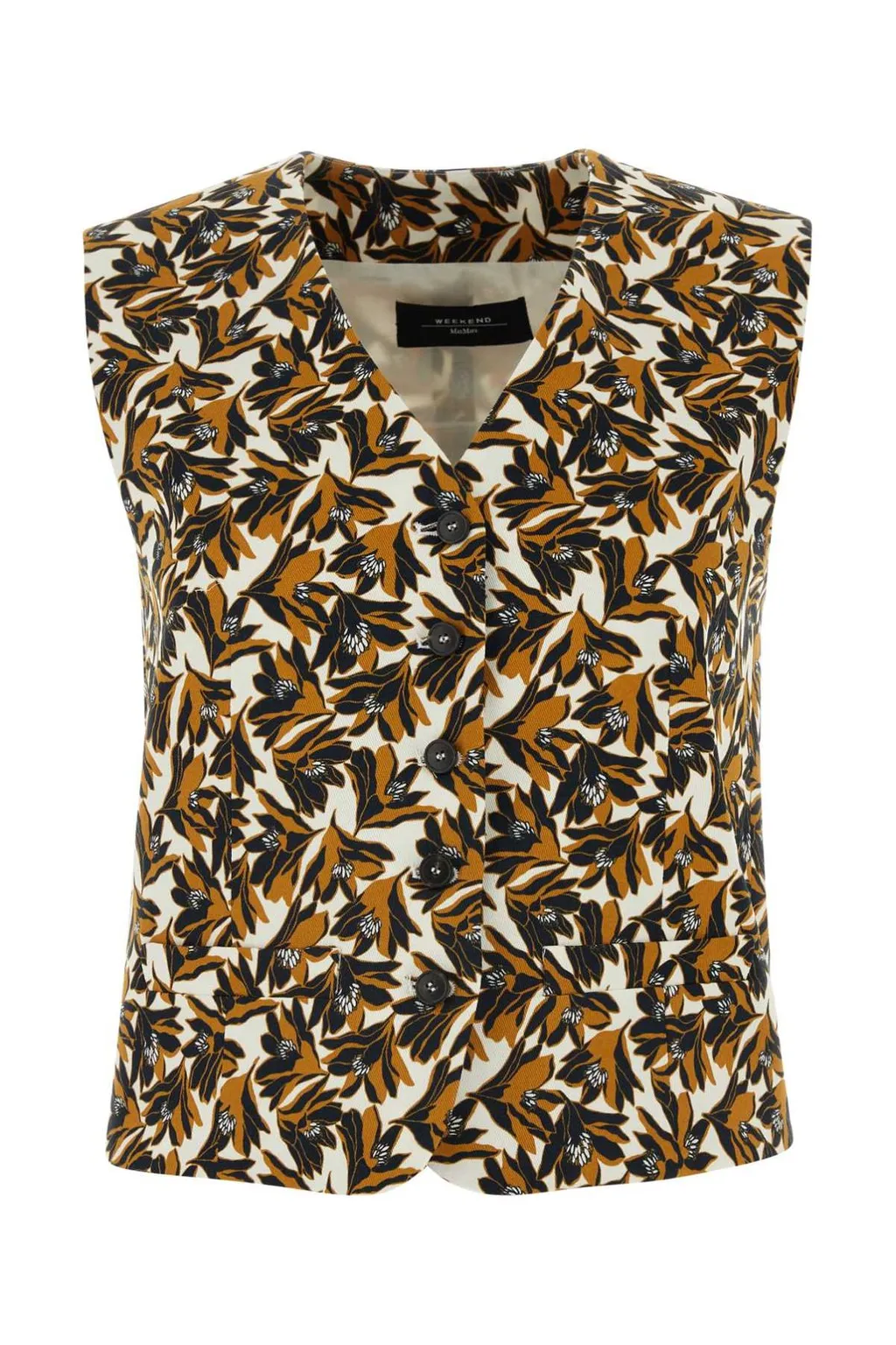 Floral Print Vest