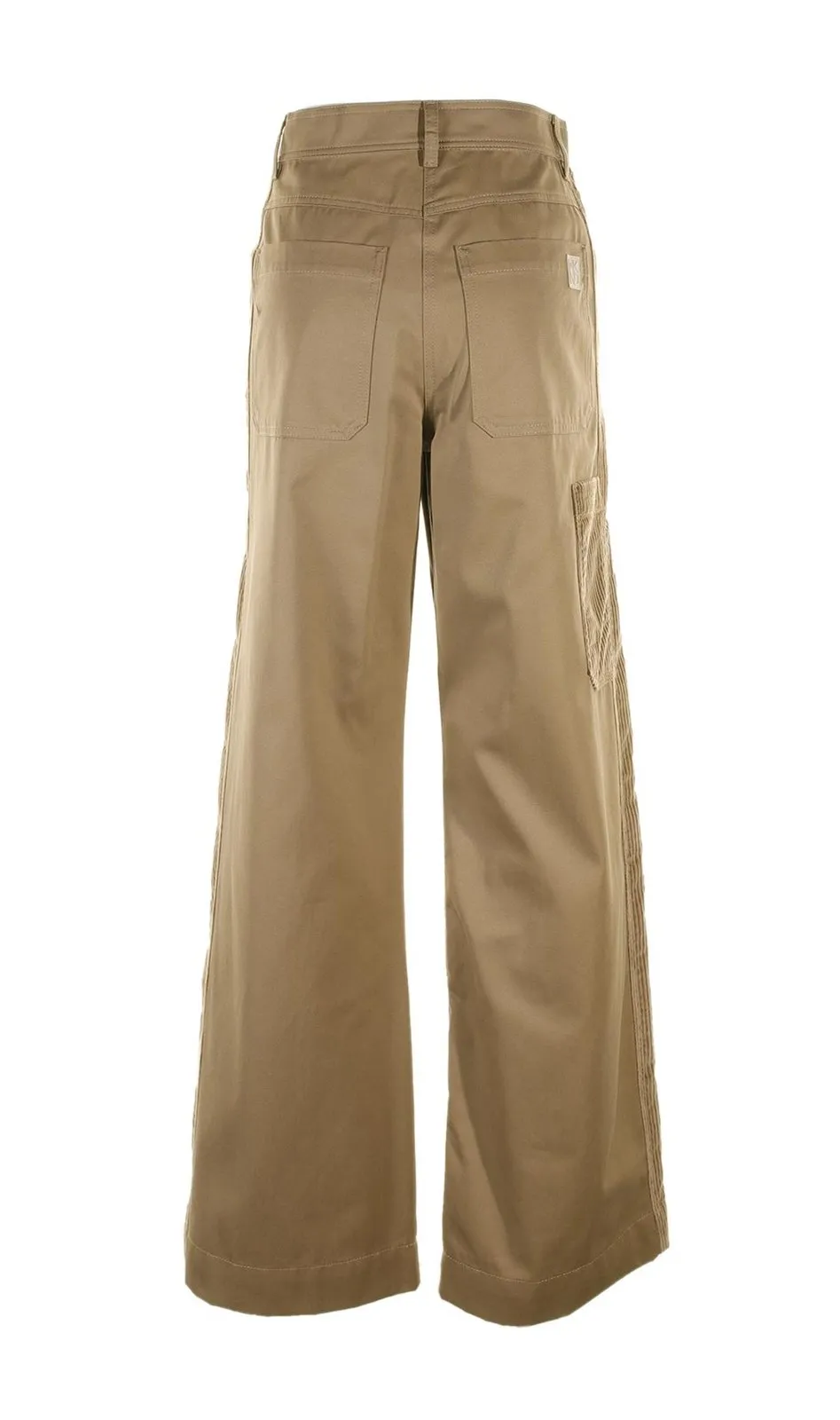 Wide-Leg Cropped Trousers