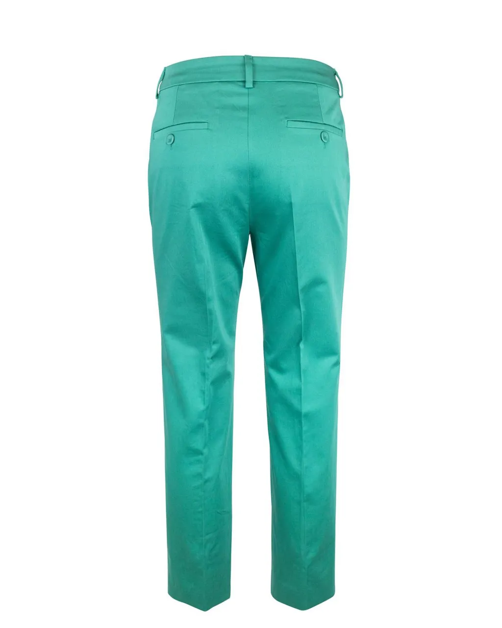 High-Waisted Straight-Leg Trousers