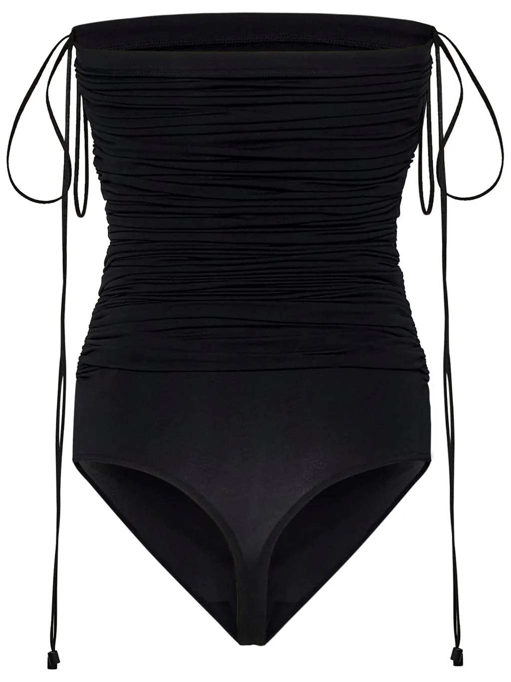 Ruched Strapless Swimsuit