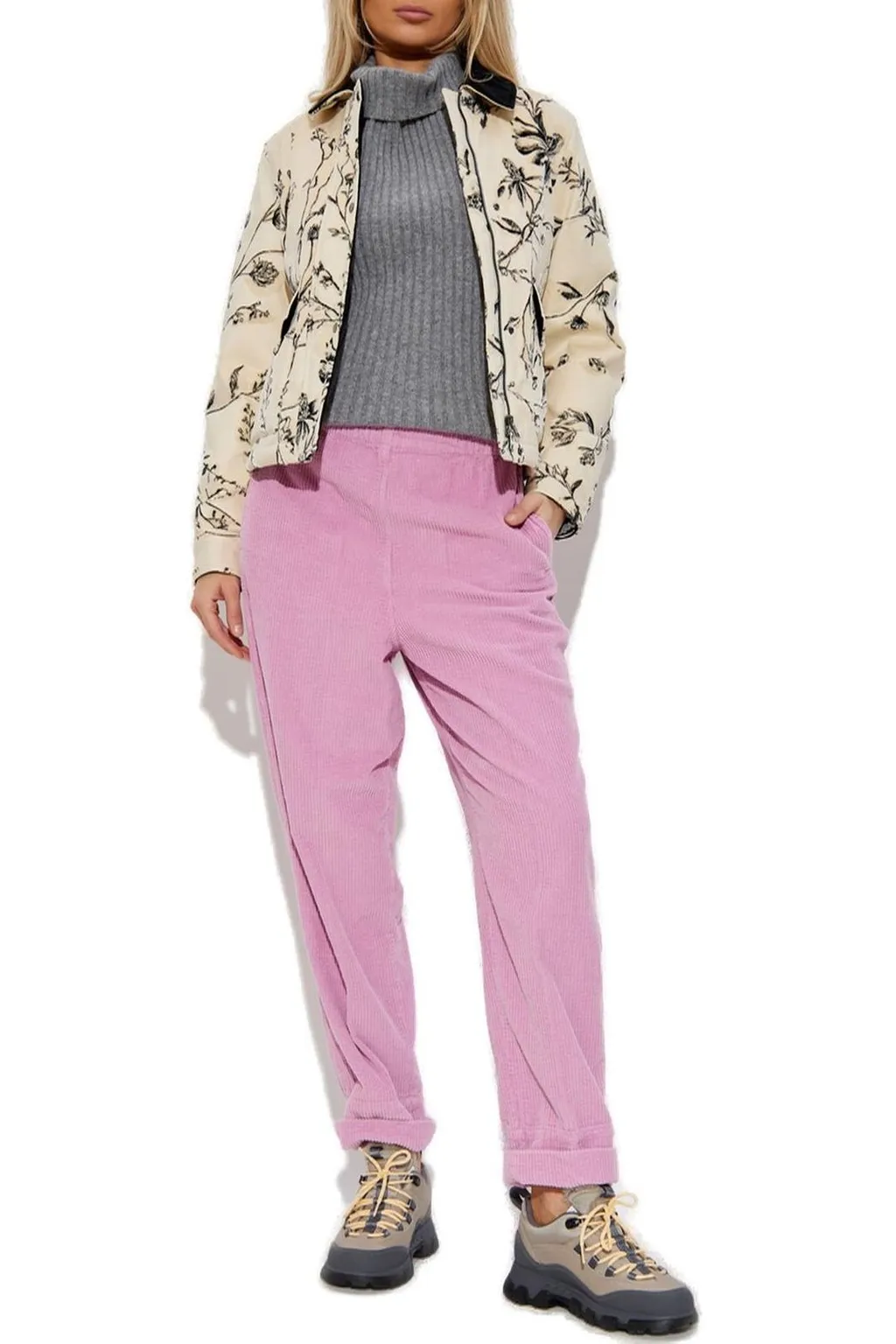 Corduroy Cropped Jacket