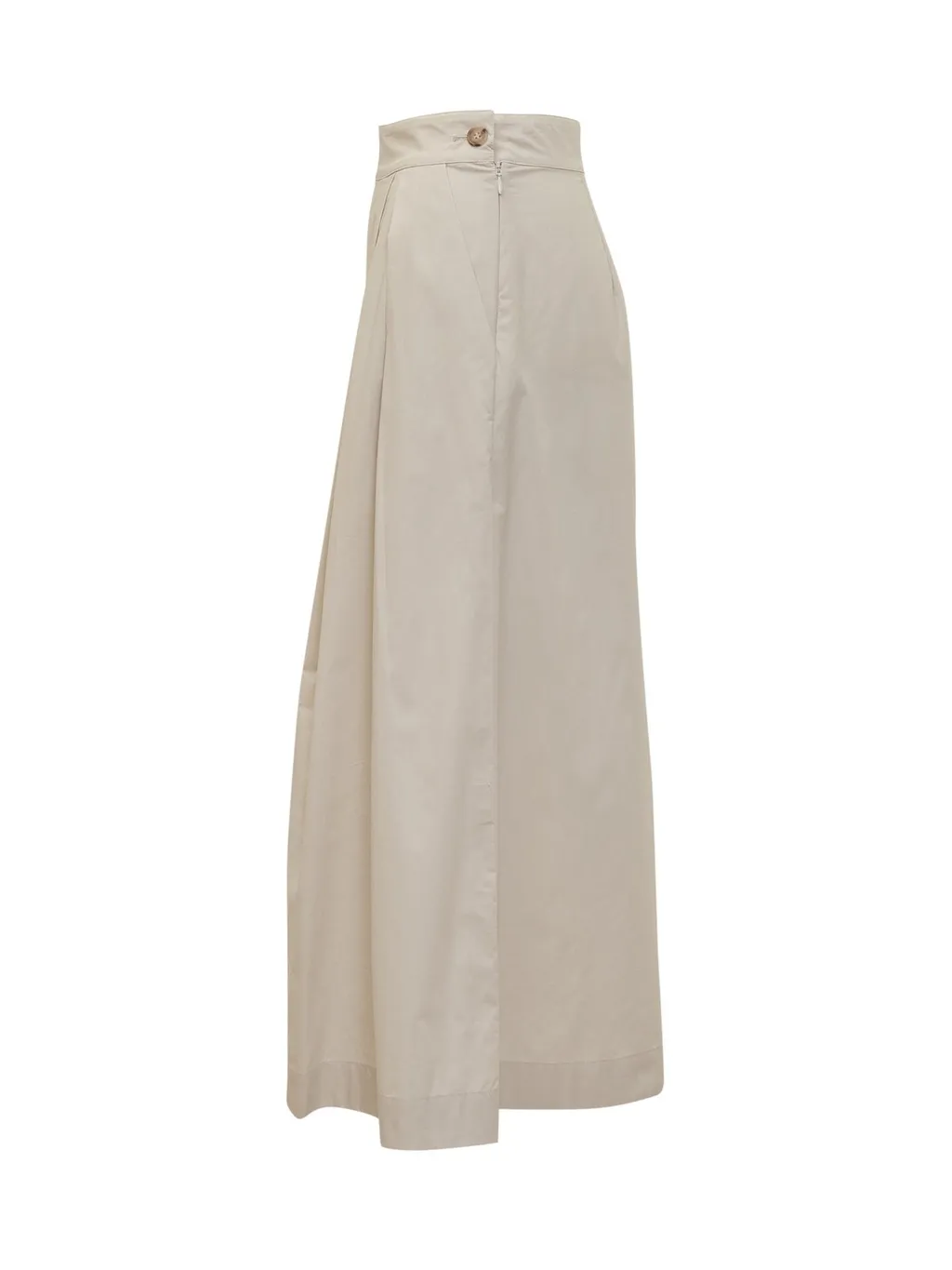 Pleated Maxi Skirt