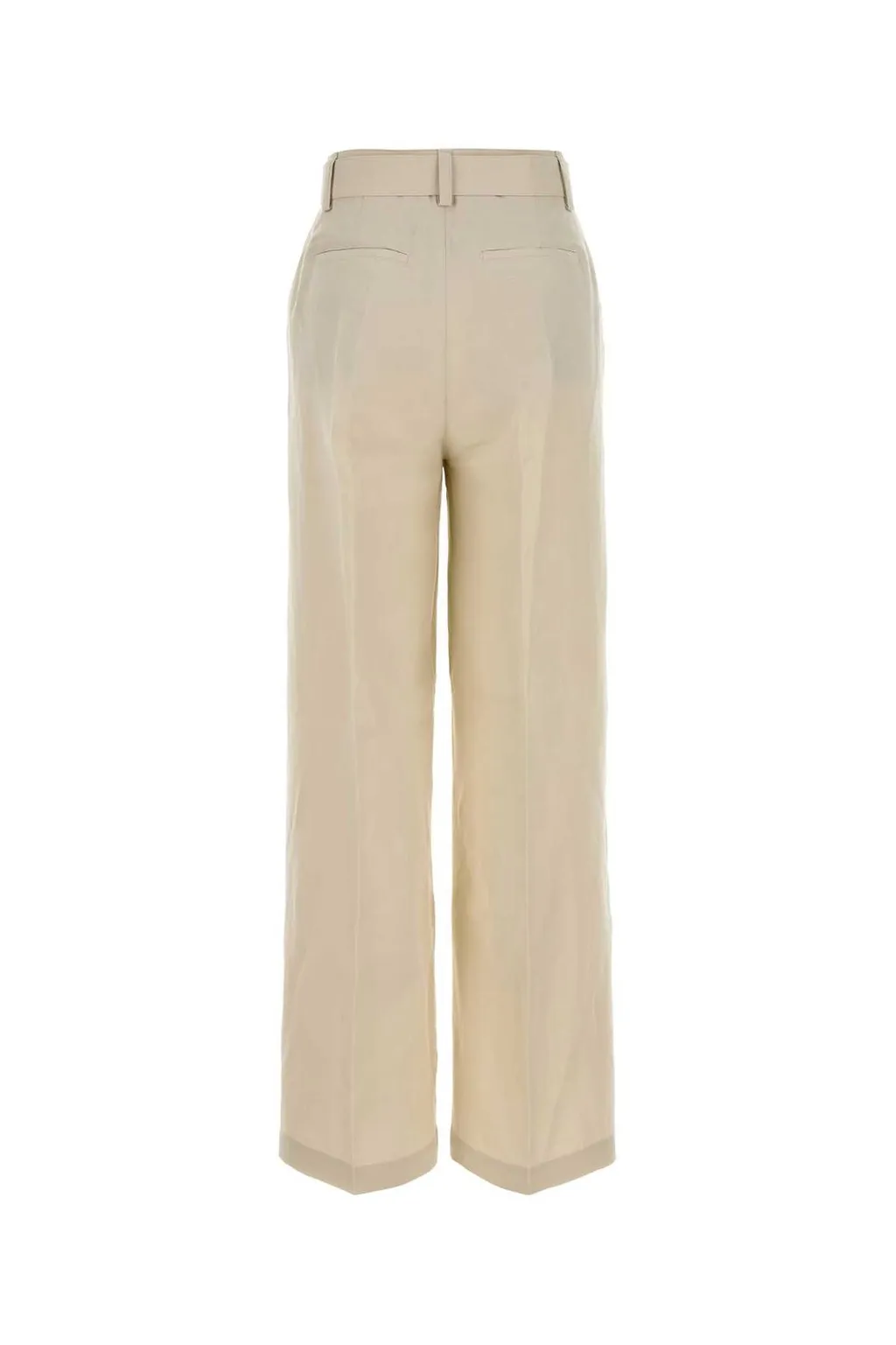 High-Waisted Wide-Leg Trousers