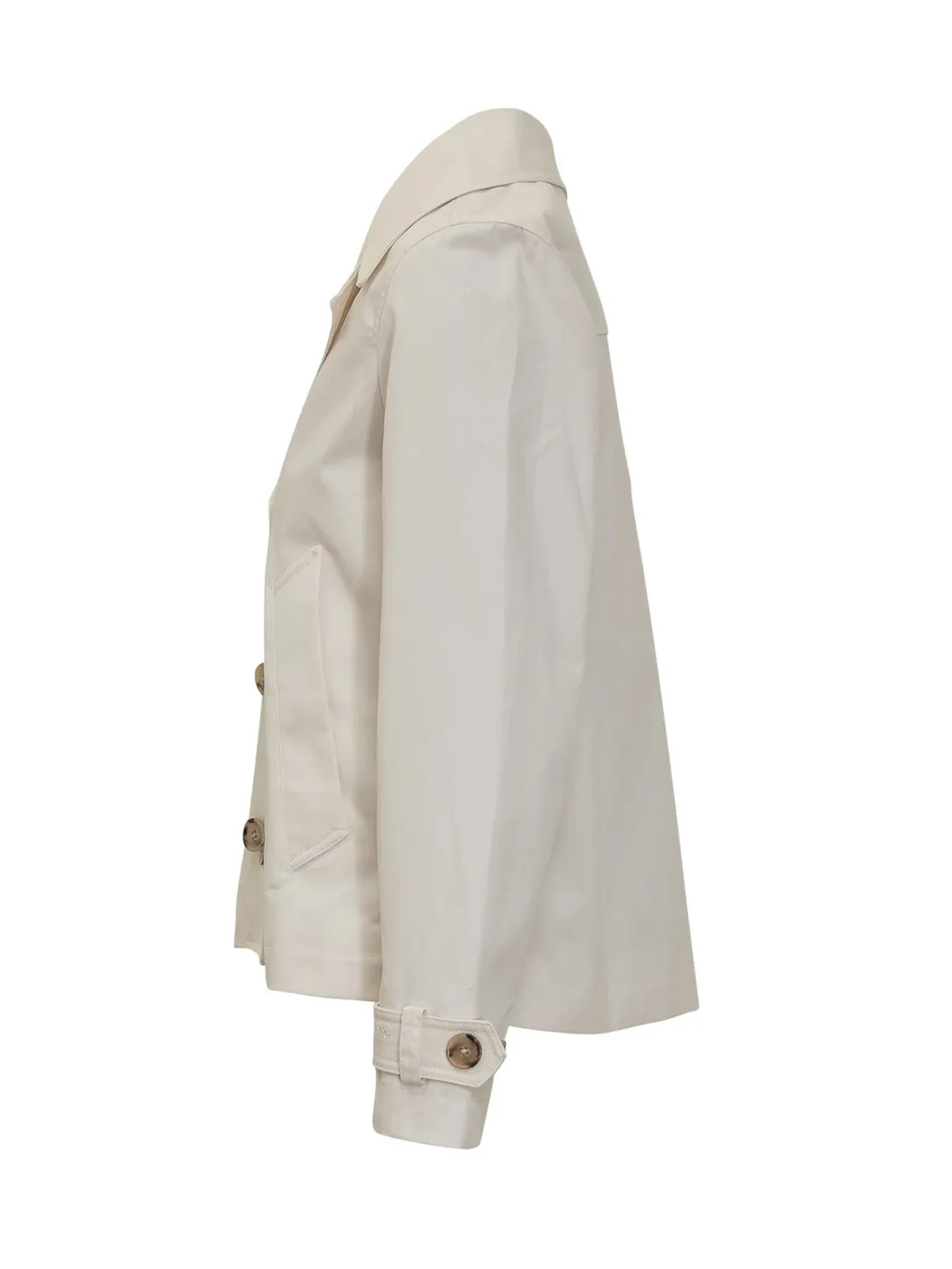 Double-Breasted Cropped Jacket