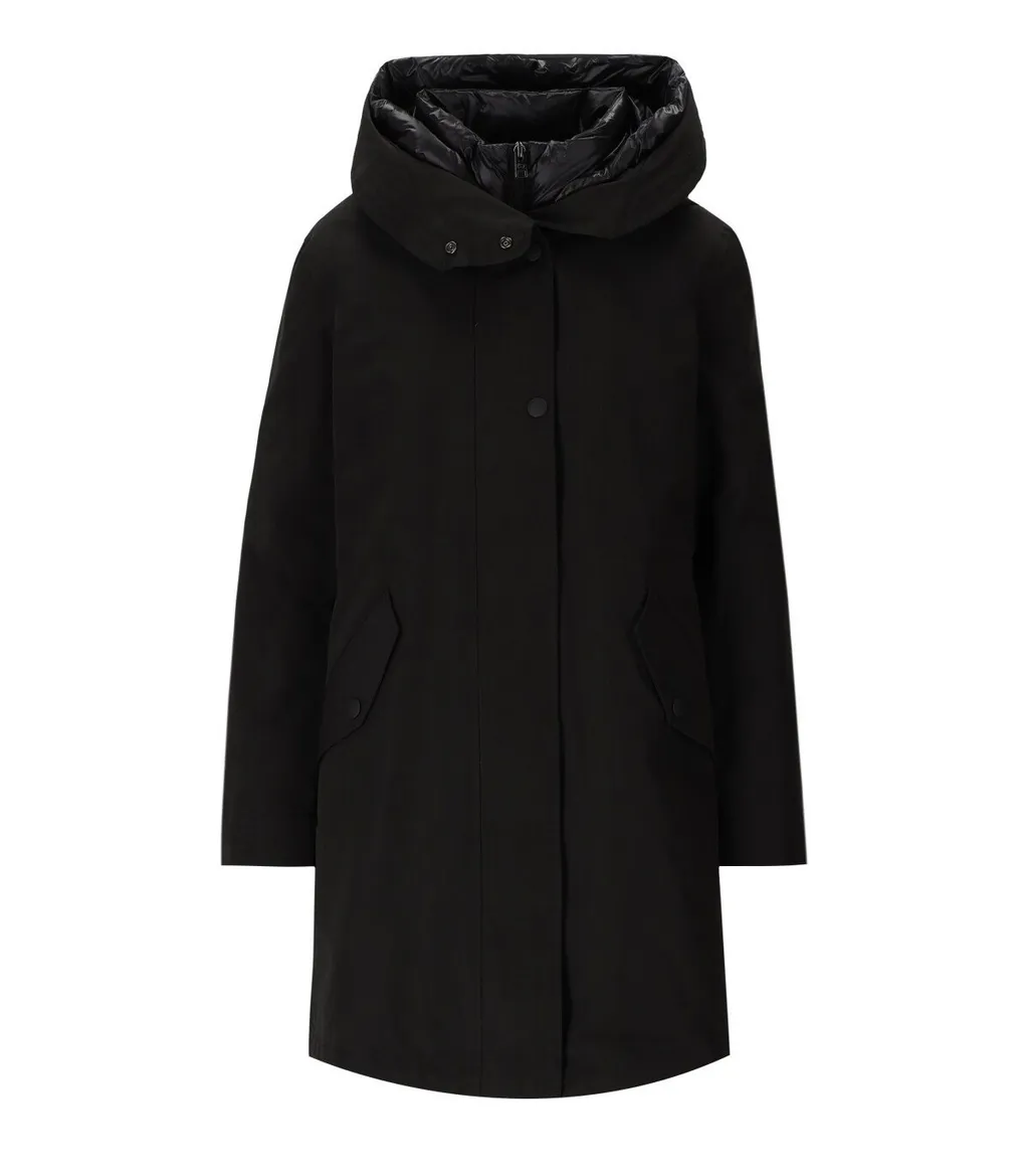 Parka With Detachable Hood