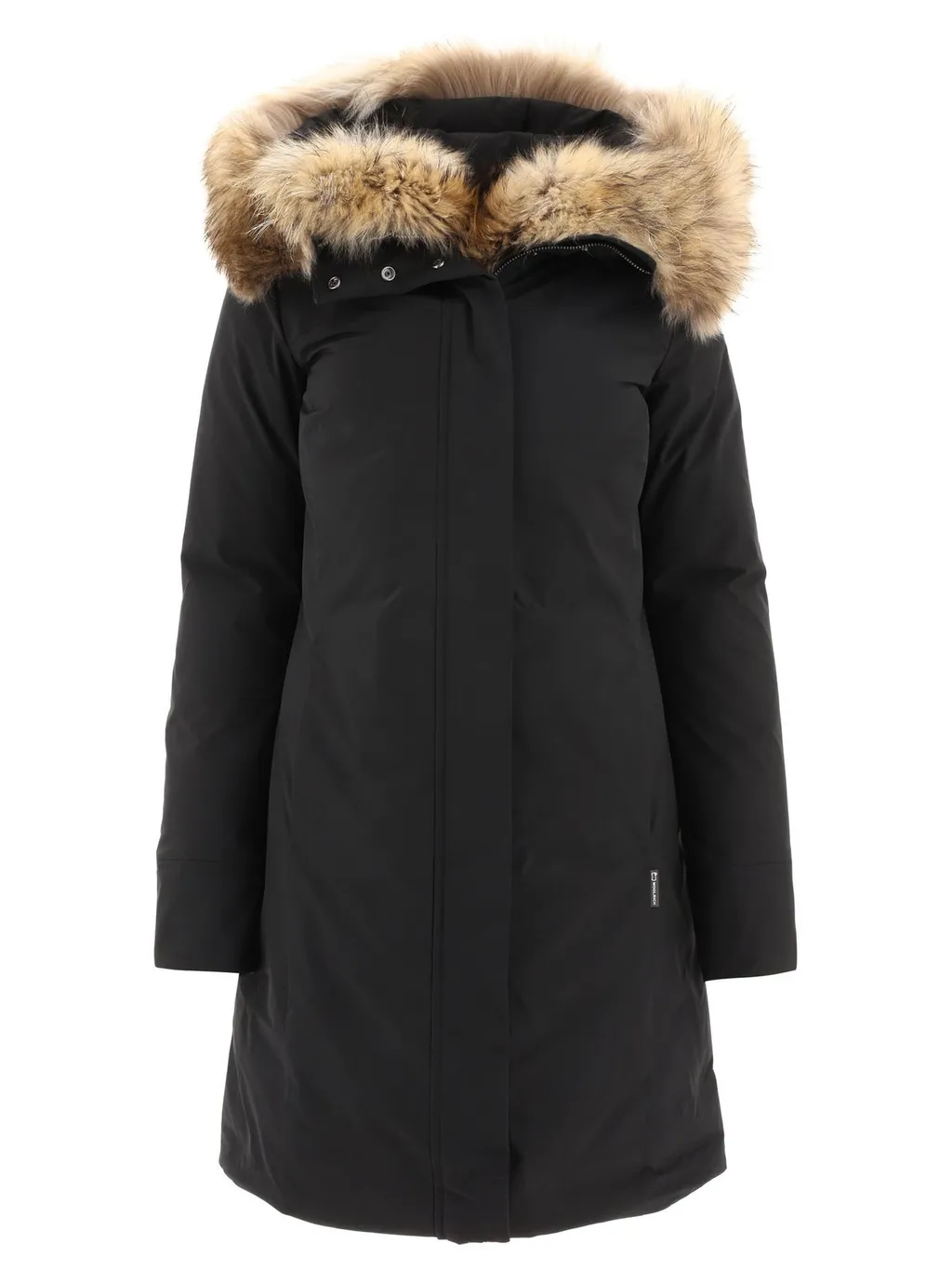 Parka With Hood And Fur Trim