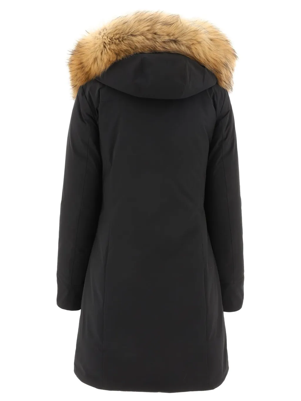 Parka With Hood And Fur Trim
