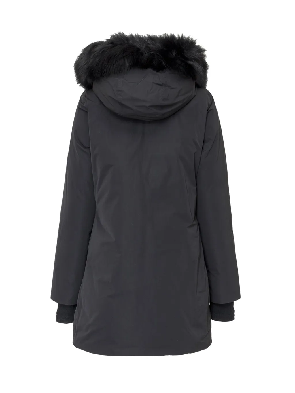 Parka With Fur-Trimmed Hood
