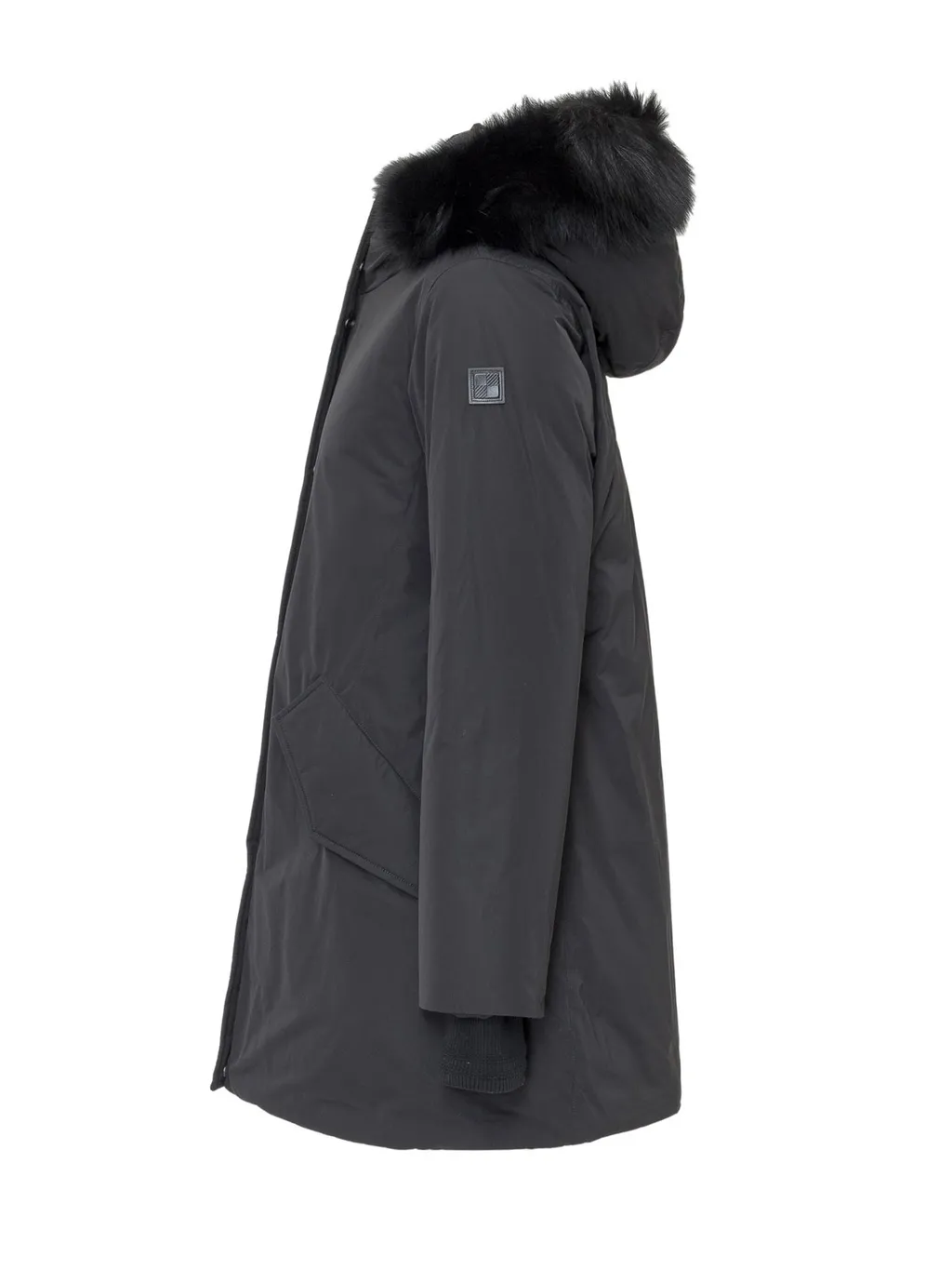 Parka With Fur-Trimmed Hood