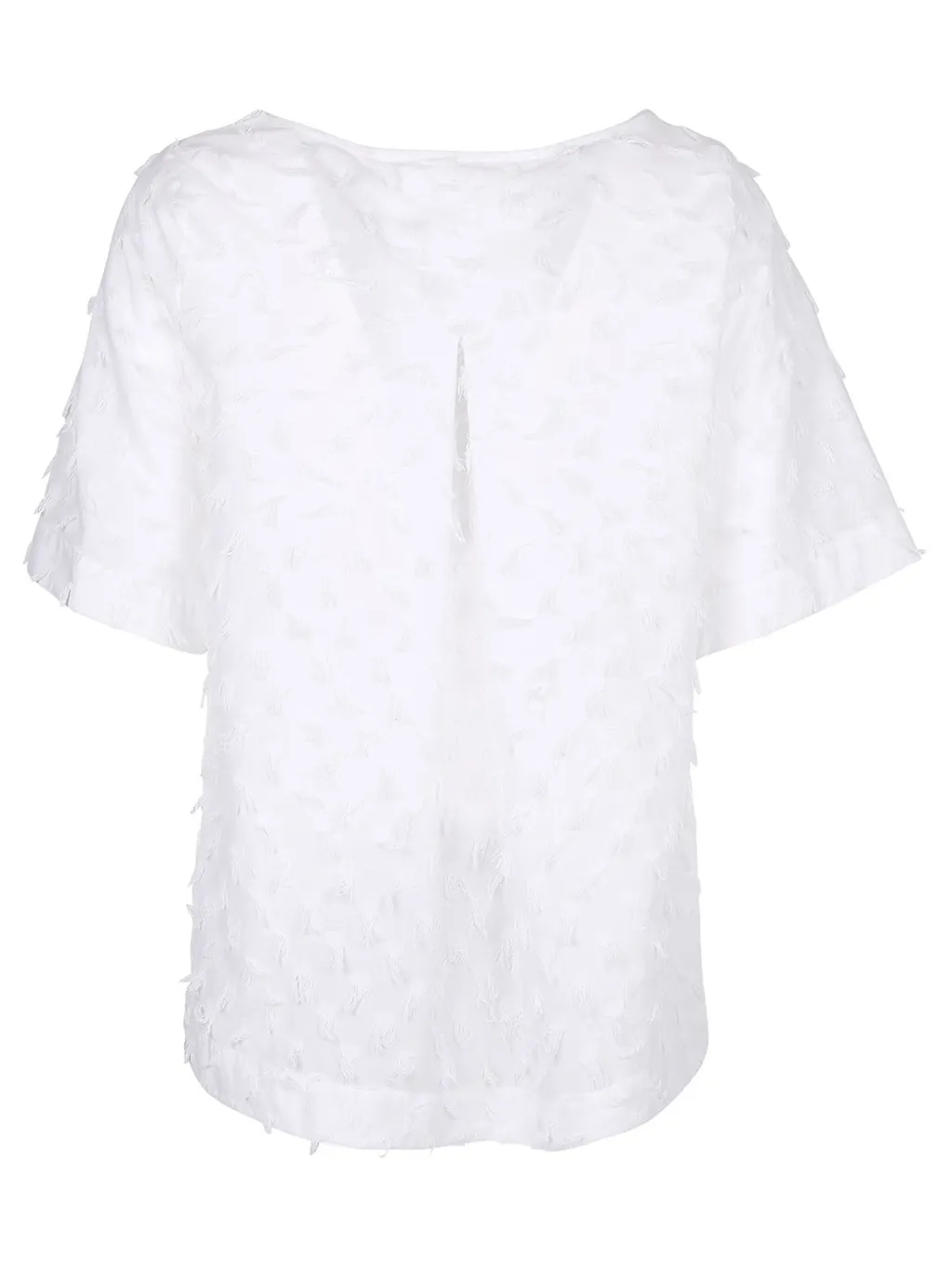 T-Shirt With Feather Detail