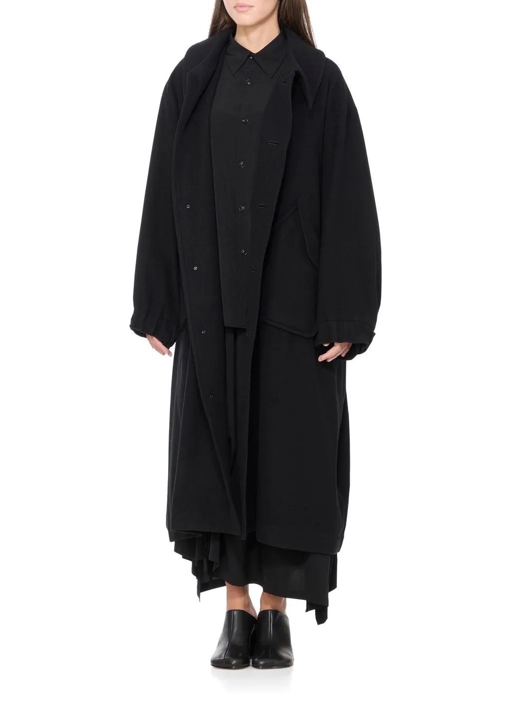 Asymmetric Midi Skirt
