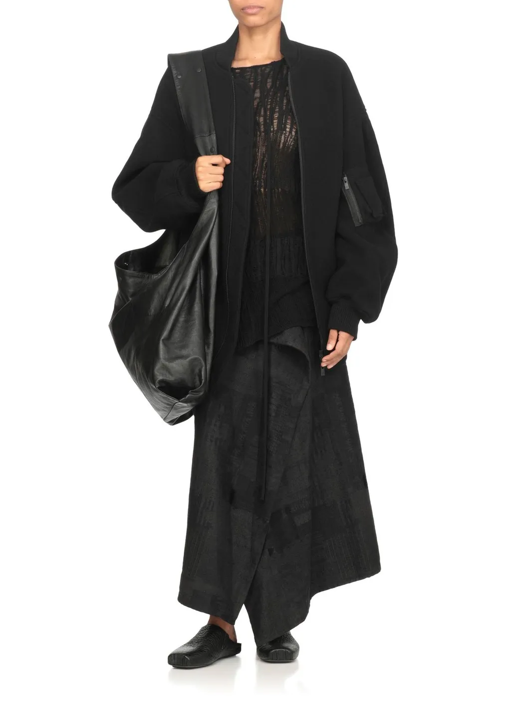 Asymmetric Wrap Skirt