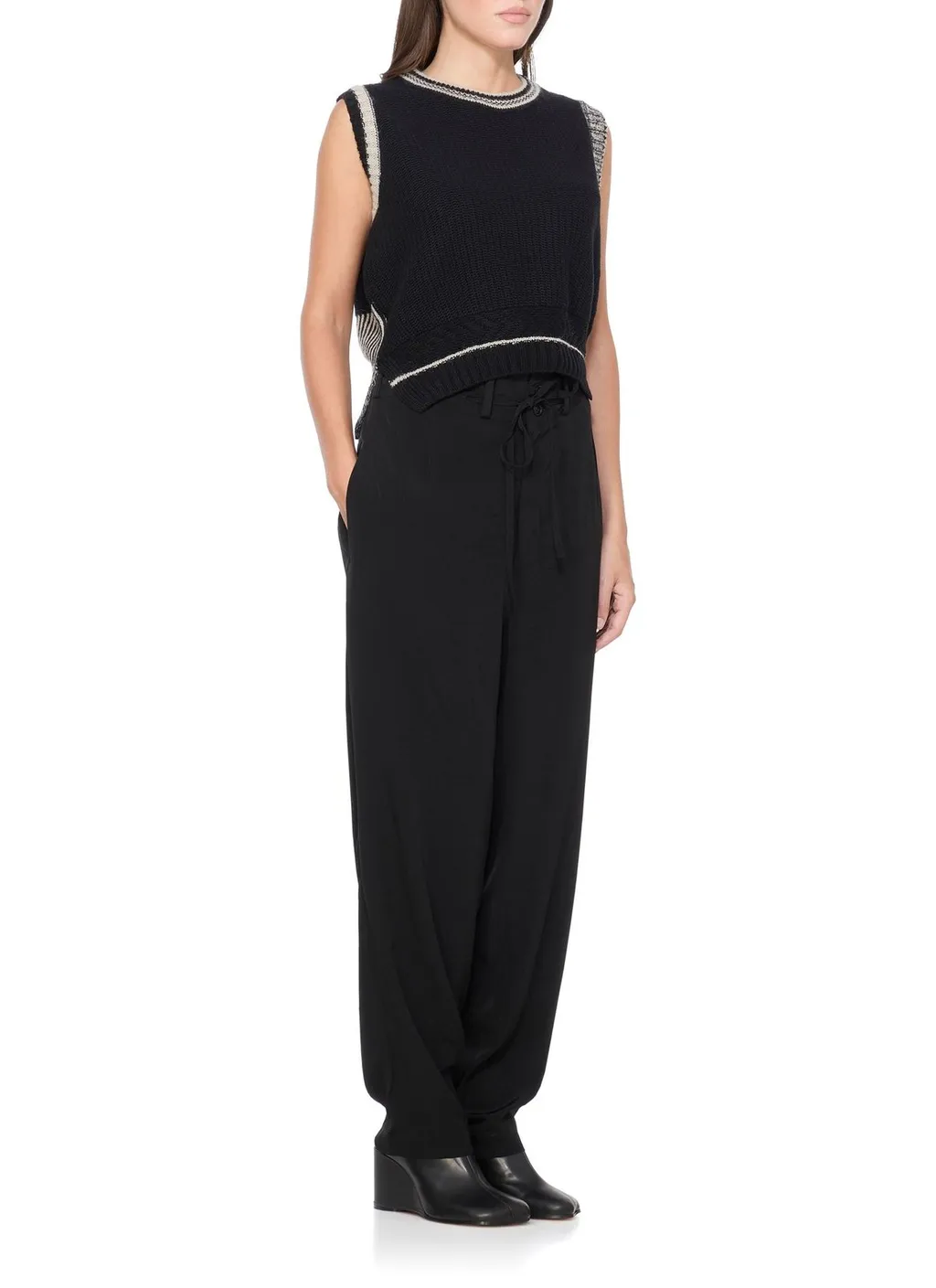 High-Waisted Trousers