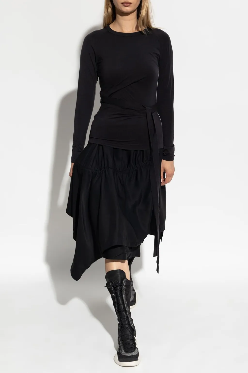 Asymmetric Midi Skirt