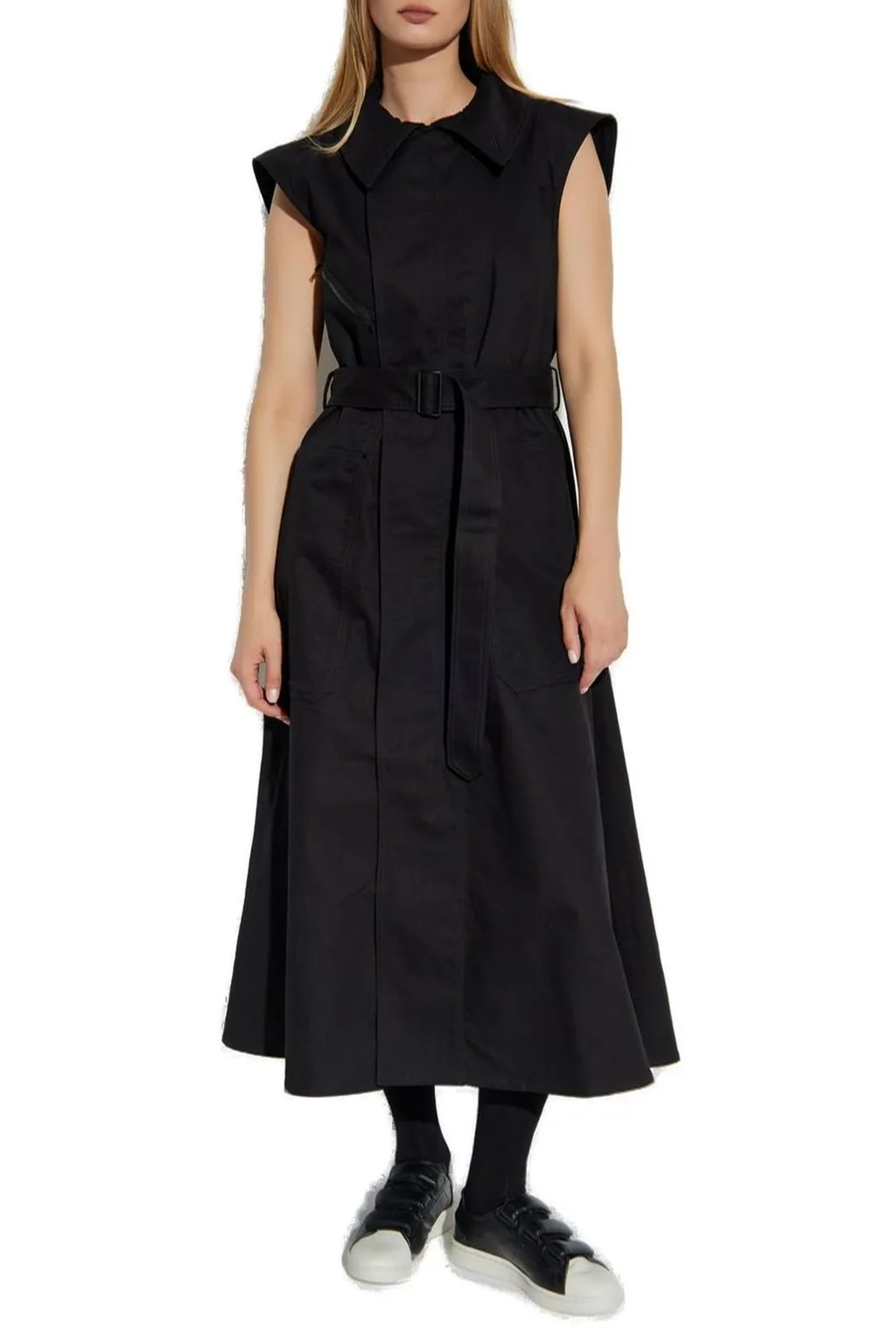 Sleeveless Trench Dress