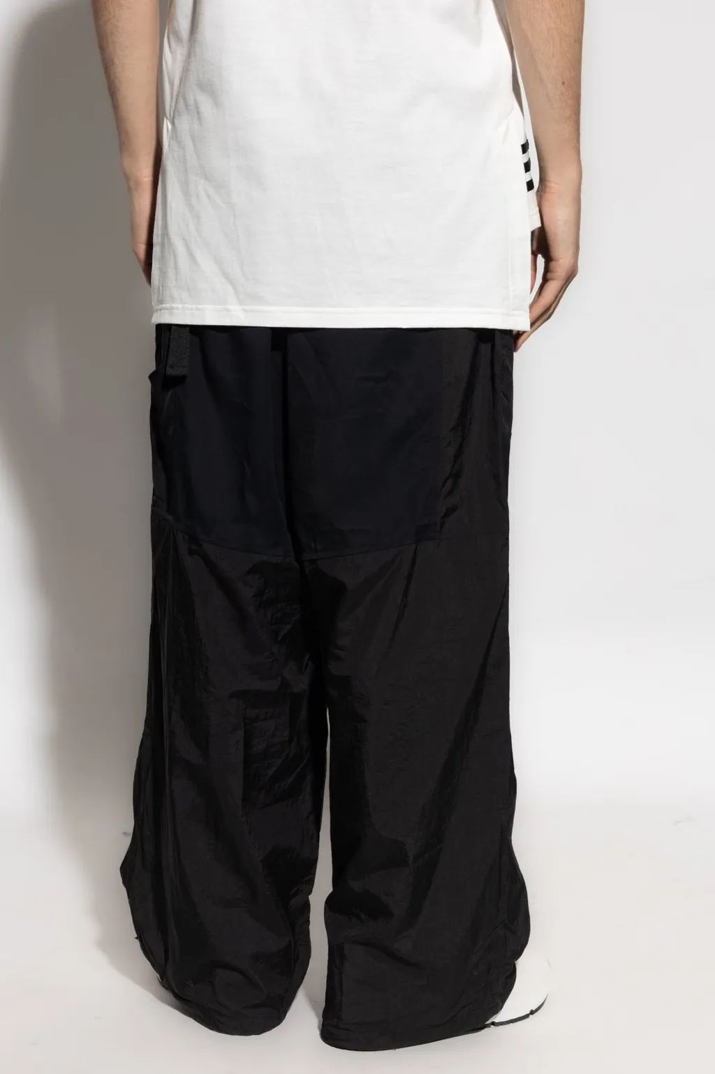 Panelled Wide-Leg Trousers