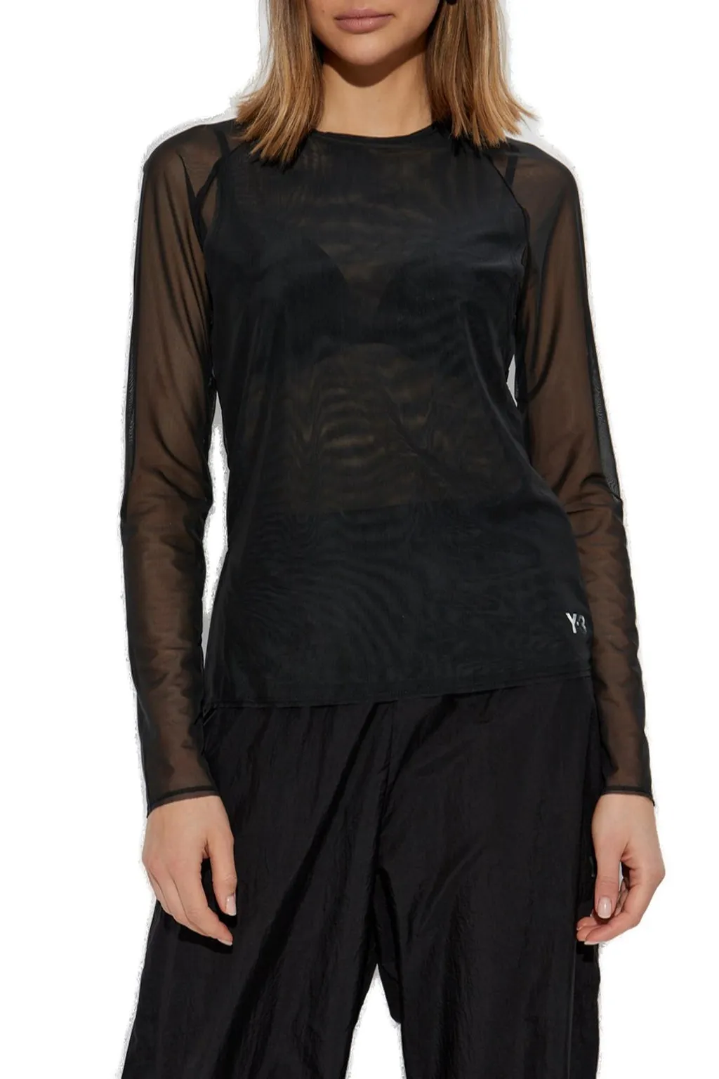 Mesh Long Sleeve Top