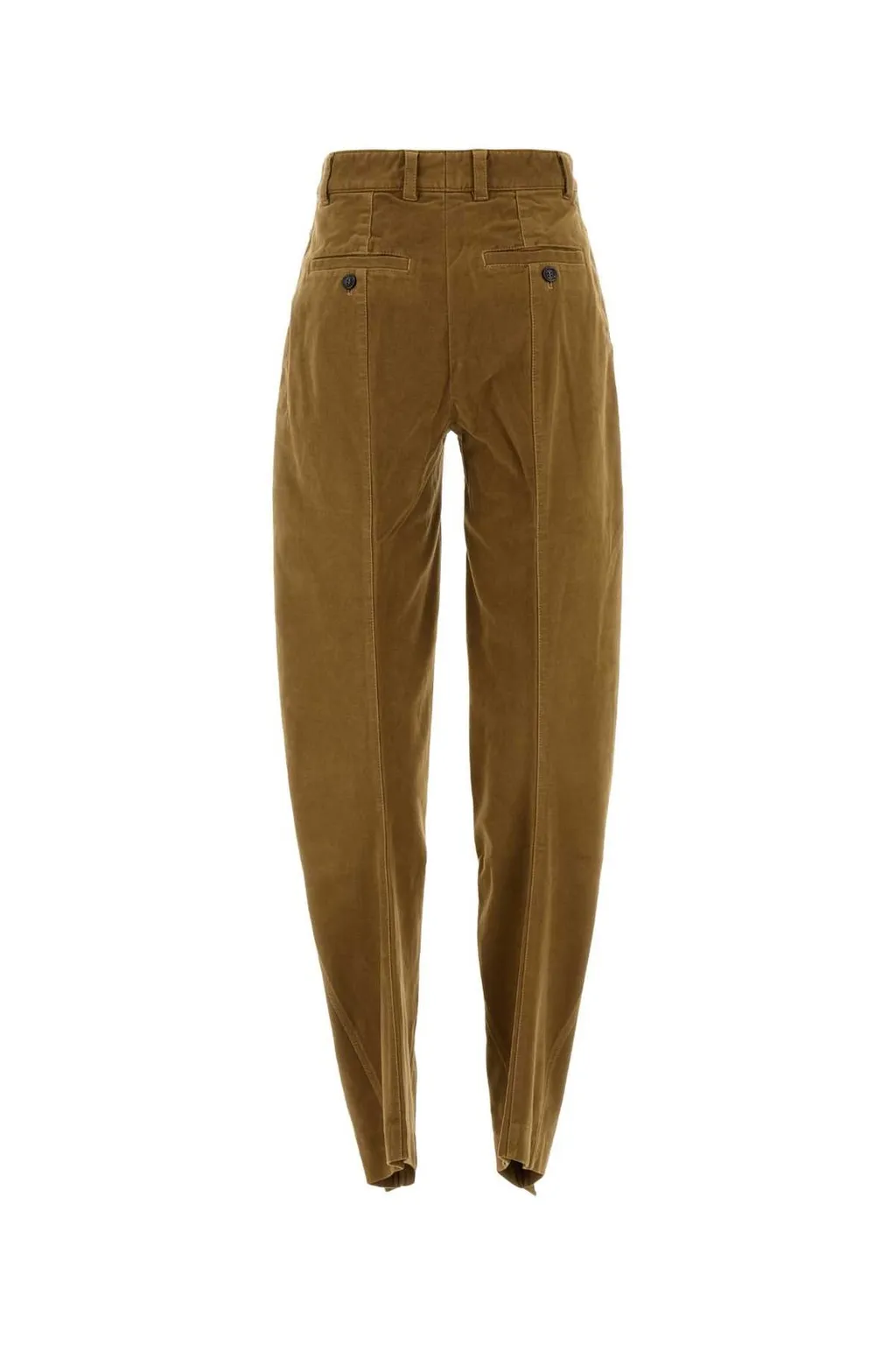 High-Waisted Tapered Trousers