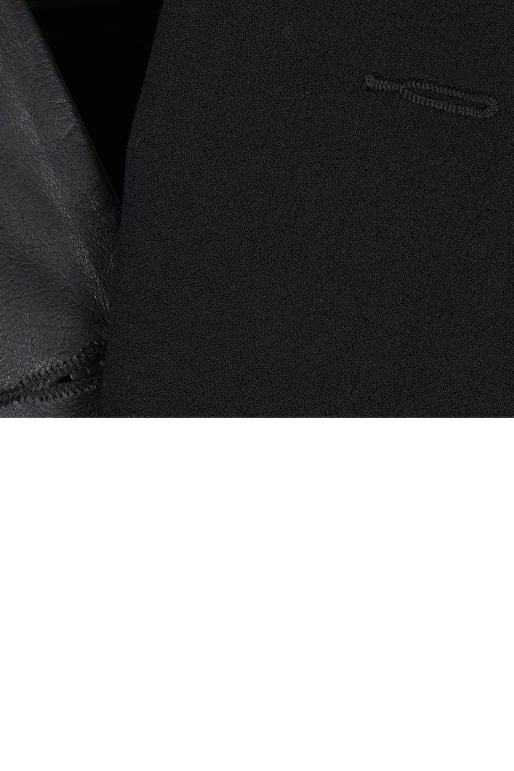 Blazer With Contrast Sleeves