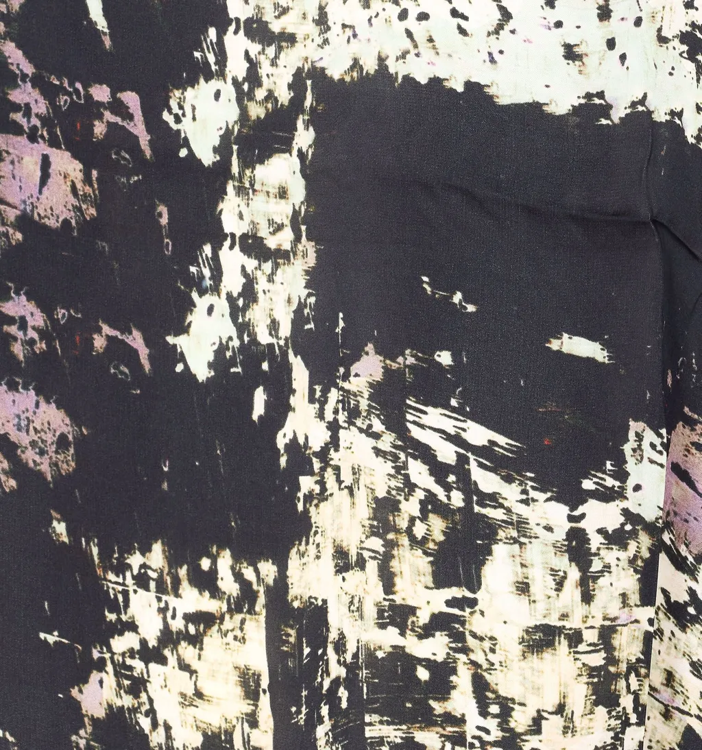 Abstract Print Tunic Top