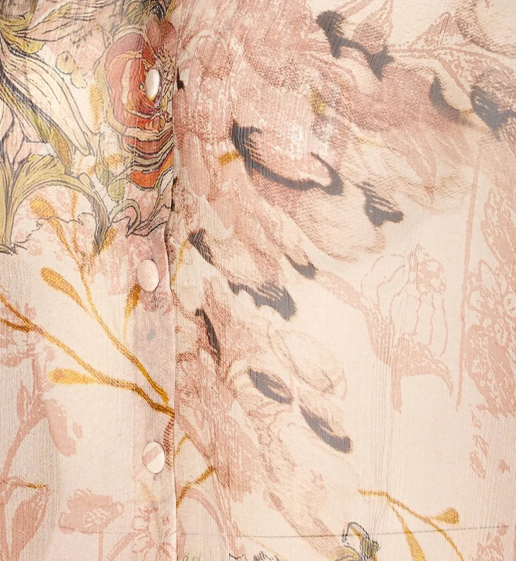 Printed Silk Shirt