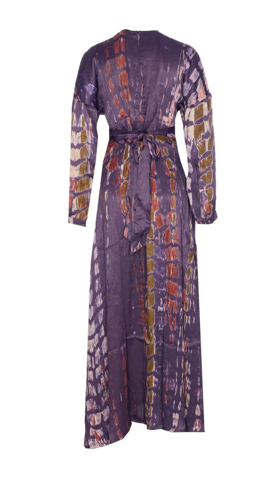 Long Sleeve V-Neck Maxi Dress