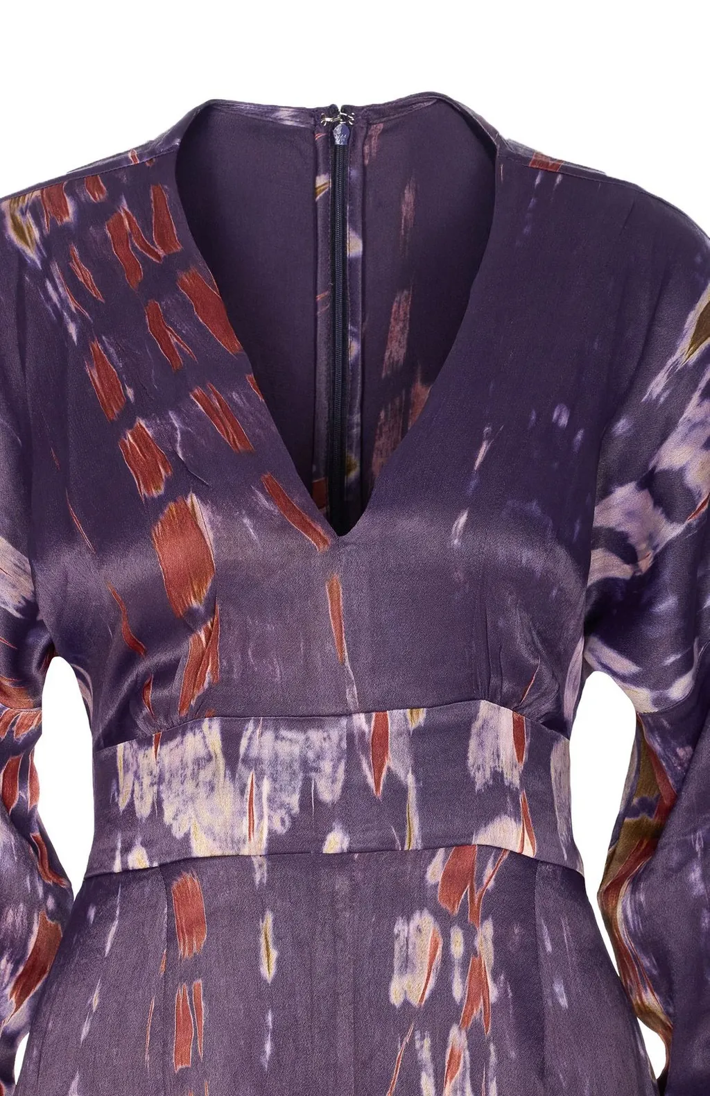 Long Sleeve V-Neck Maxi Dress